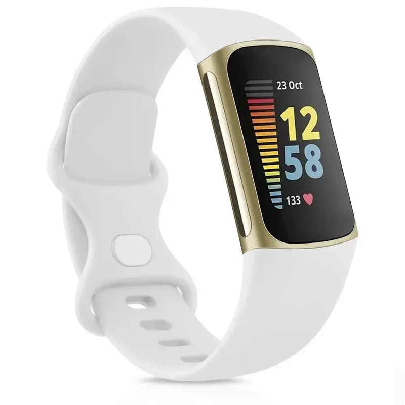 Silicone Sport Strap for the Fitbit Charge 5 Series (25 colours available) by Habicare