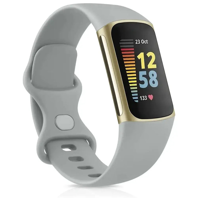 Silicone Sport Strap for the Fitbit Charge 5 Series (25 colours available) by Habicare
