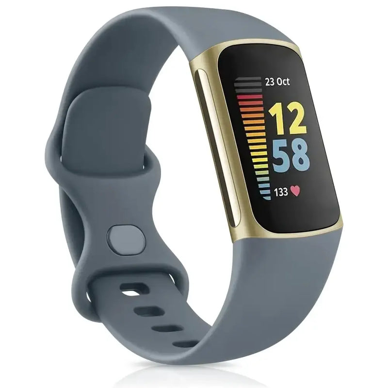 Silicone Sport Strap for the Fitbit Charge 5 Series (25 colours available) by Habicare