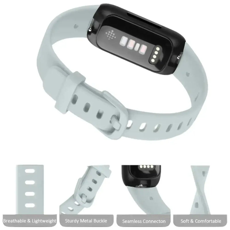 Silicone Sport Strap for the Fitbit Inspire 3 Series (21 colours available) by Habicare