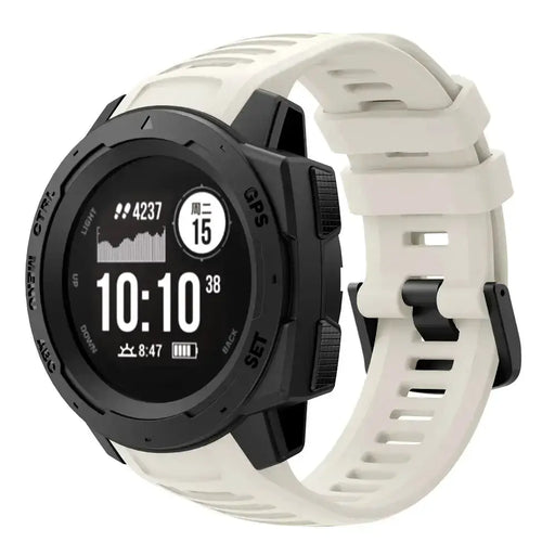 Silicone Sport Strap for the Garmin Instinct Series (22mm) (available in 7 colours) by Habicare