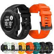 Silicone Sport Strap for the Garmin Instinct Series (22mm) (available in 7 colours) by Habicare