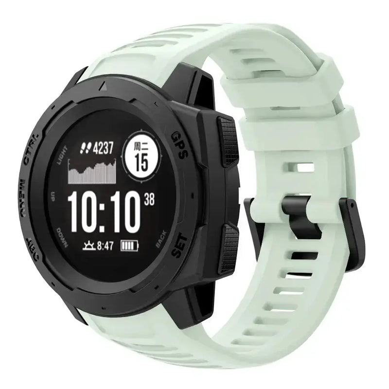 Silicone Sport Strap for the Garmin Instinct Series (22mm) (available in 7 colours) by Habicare