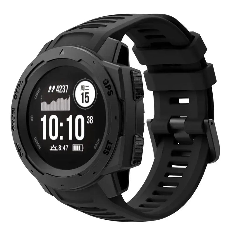 Silicone Sport Strap for the Garmin Instinct Series (22mm) (available in 7 colours) by Habicare