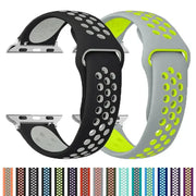 Silicone Sports Strap for the Apple Watch Ultra 2 & Series 10–6 (13 colours available) by Habicare