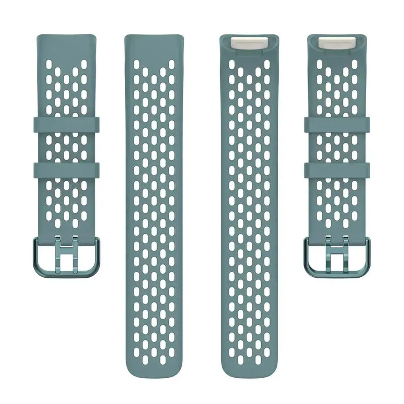 Silicone Sports Strap for the Fitbit Charge 5/6 Series (12 colours available) by Habicare