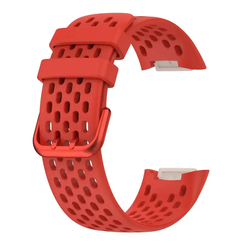 Silicone Sports Strap for the Fitbit Charge 5/6 Series (12 colours available) by Habicare