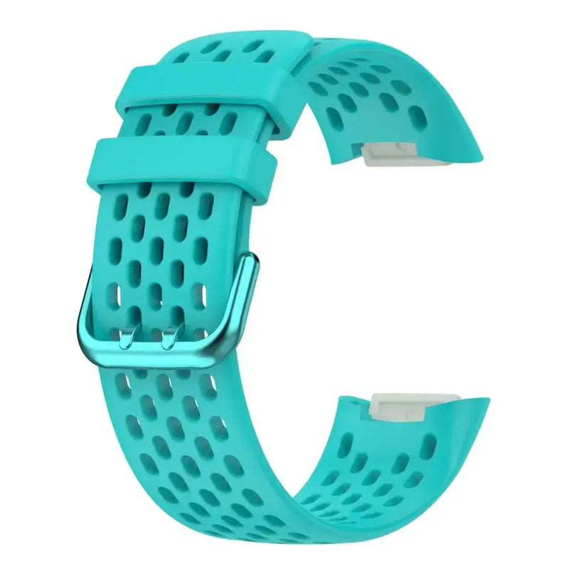 Silicone Sports Strap for the Fitbit Charge 5/6 Series (12 colours available) by Habicare