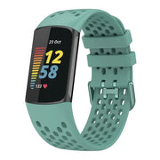 Silicone Sports Strap for the Fitbit Charge 5/6 Series (12 colours available) by Habicare