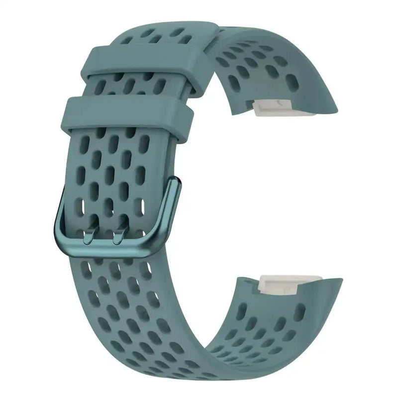 Silicone Sports Strap for the Fitbit Charge 5/6 Series (12 colours available) by Habicare