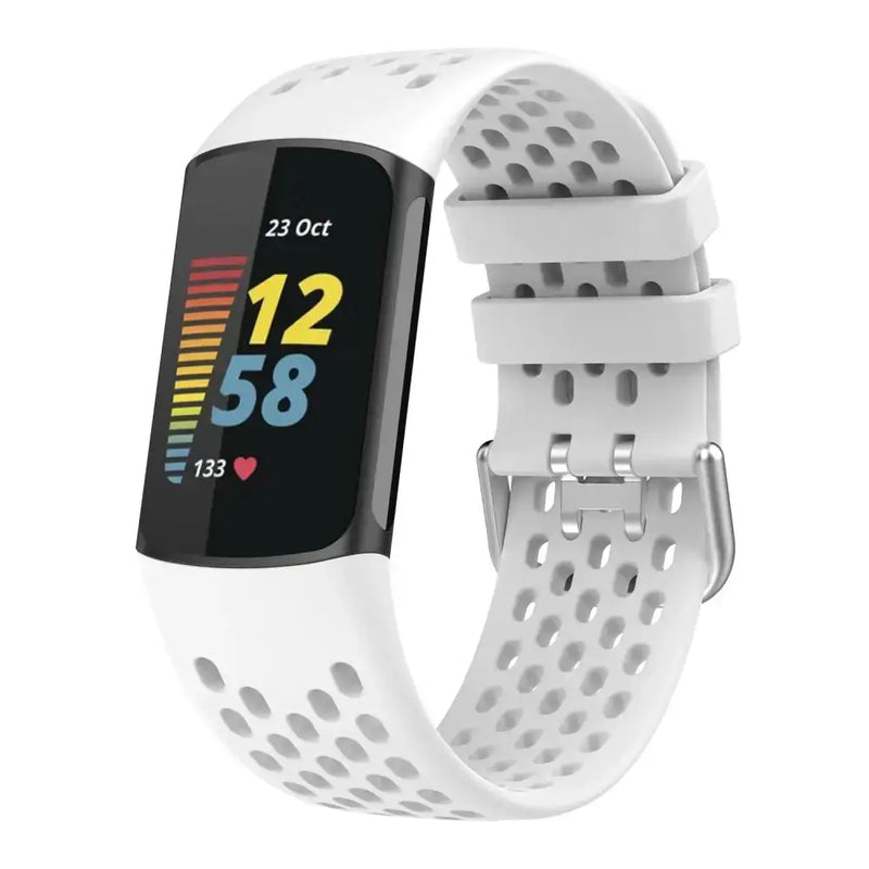 Silicone Sports Strap for the Fitbit Charge 5/6 Series (12 colours available) by Habicare