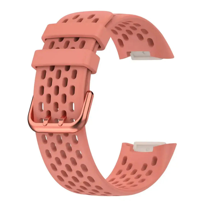Silicone Sports Strap for the Fitbit Charge 5/6 Series (12 colours available) by Habicare
