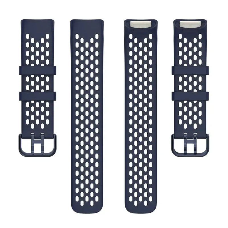 Silicone Sports Strap for the Fitbit Charge 5/6 Series (12 colours available) by Habicare