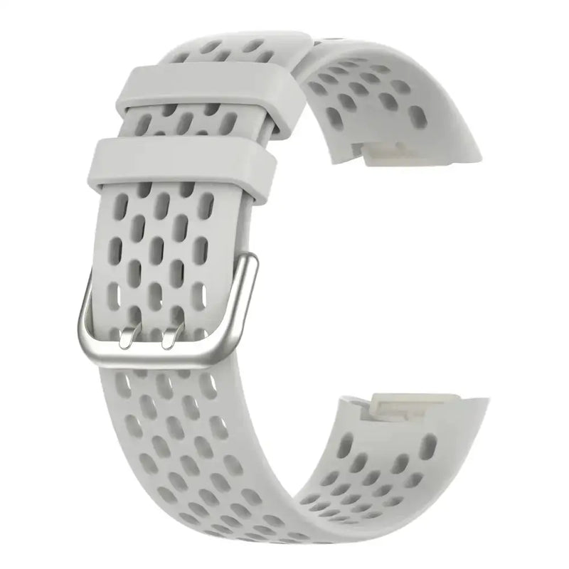 Silicone Sports Strap for the Fitbit Charge 5/6 Series (12 colours available) by Habicare