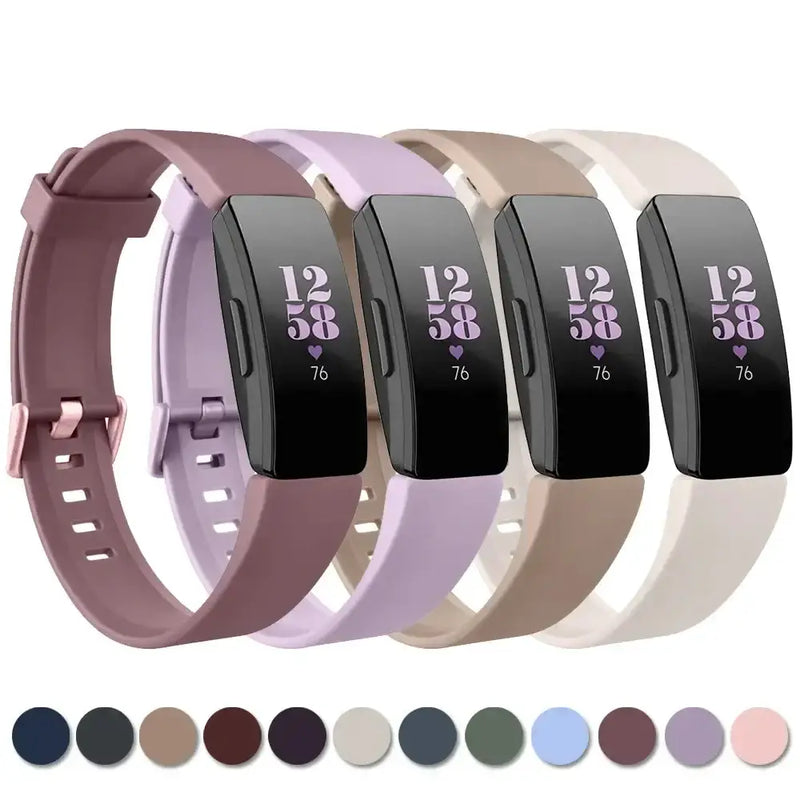 Silicone Strap for Fitbit Inspire (available in 21 colours) by Habicare