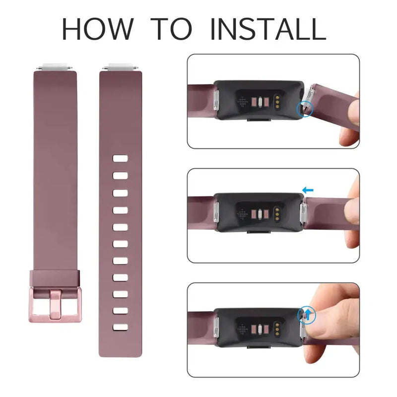 Silicone Strap for Fitbit Inspire (available in 21 colours) by Habicare