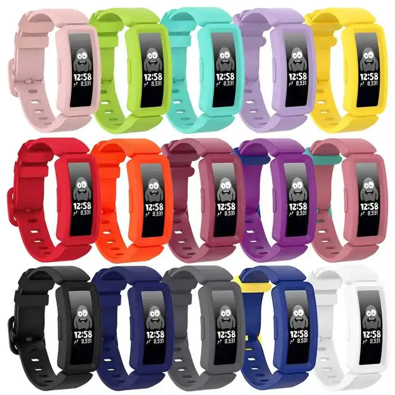 Silicone Strap for The Fitbit Ace 2/3 & Inspire Series (16 colours available) by Habicare