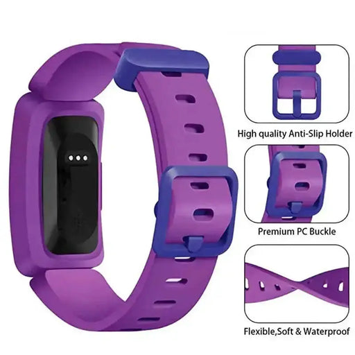 Silicone Strap for The Fitbit Ace 2/3 & Inspire Series (16 colours available) by Habicare
