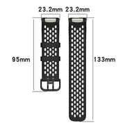 Silicone Strap for the Fitbit Charge 5/6 Series (12 colours available) by Habicare