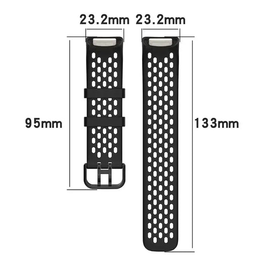 Silicone Strap for the Fitbit Charge 5/6 Series (12 colours available) by Habicare