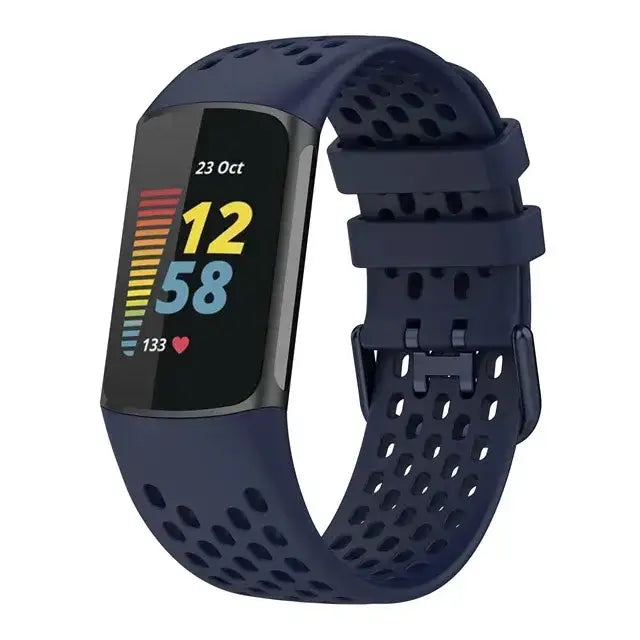 Silicone Strap for the Fitbit Charge 5/6 Series (12 colours available) by Habicare