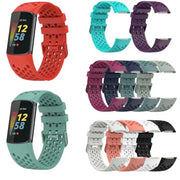 Silicone Strap for the Fitbit Charge 5/6 Series (12 colours available) by Habicare