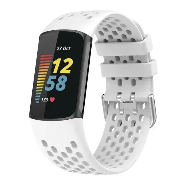 Silicone Strap for the Fitbit Charge 5/6 Series (12 colours available) by Habicare
