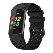 Silicone Strap for the Fitbit Charge 5/6 Series (12 colours available) by Habicare