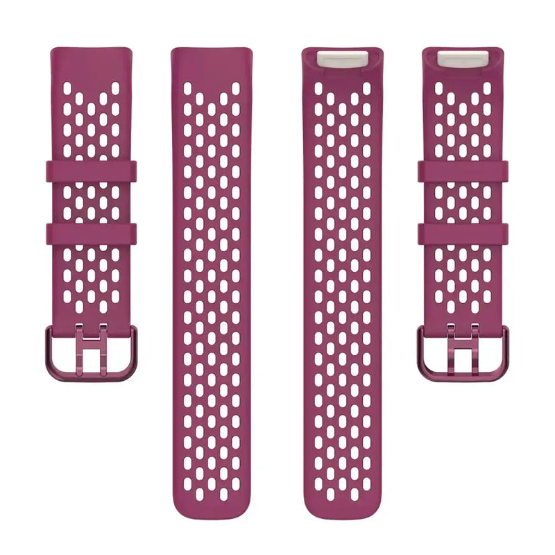 Silicone Strap for the Fitbit Charge 5/6 Series (12 colours available) by Habicare