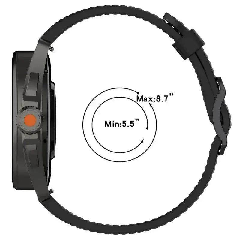 Silicone Strap for the Garmin Forerunner & Venu Series (20mm/22mm) (20 colours available) by Habicare
