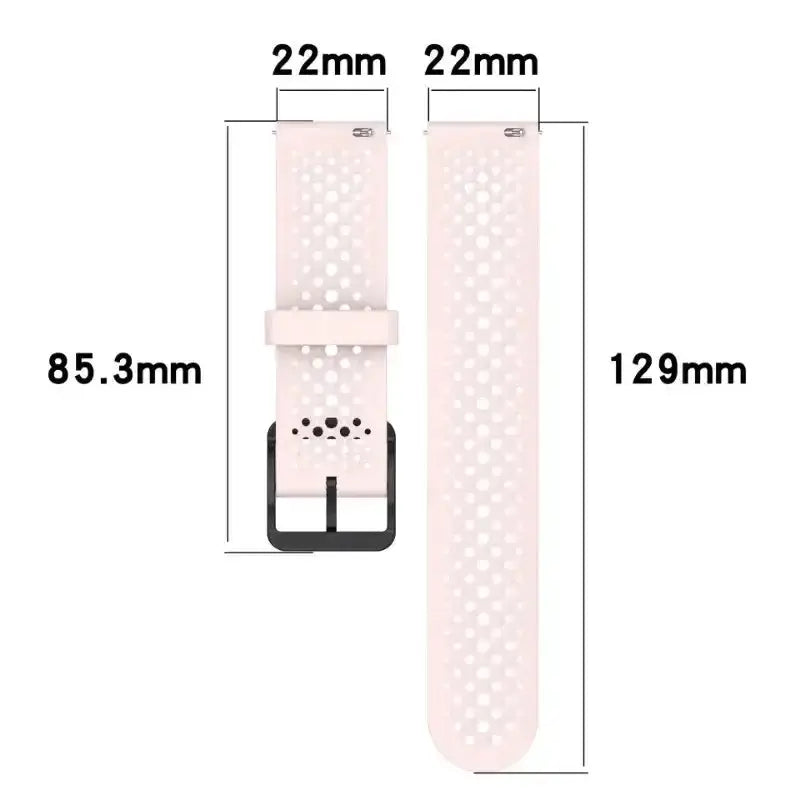 Silicone Strap for the Garmin Forerunner & Venu Series (20mm/22mm) (20 colours available) by Habicare