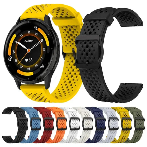 Silicone Strap for the Garmin Forerunner & Venu Series (20mm/22mm) (20 colours available) by Habicare
