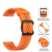 Silicone Strap for the Garmin Forerunner & Venu Series (20mm/22mm) (20 colours available) by Habicare