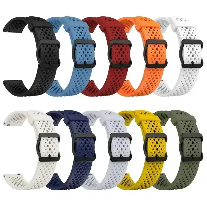 Silicone Strap for the Garmin Forerunner & Venu Series (20mm/22mm) (20 colours available) by Habicare