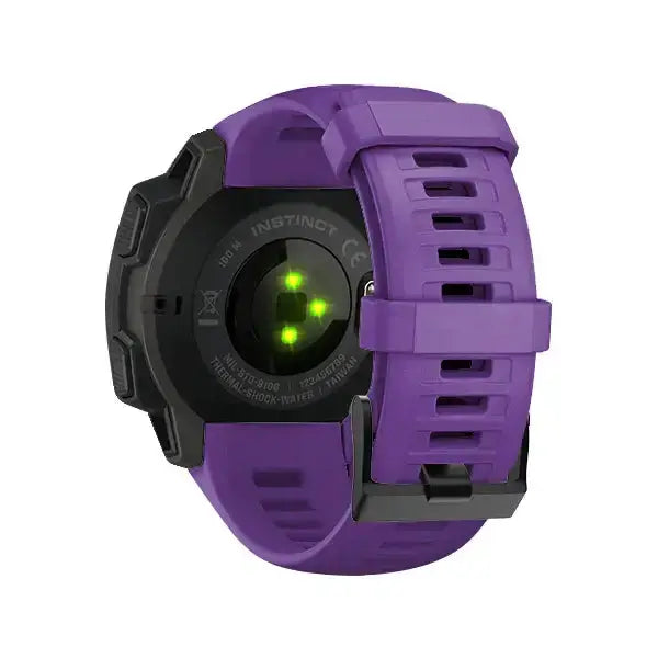 Silicone Strap for the Garmin Instinct 1/2/Esports/Solar Series (22mm) (13 colours available) by Habicare