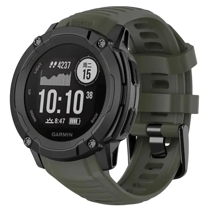 Silicone Strap for the Garmin Instinct 2X Solar Series (available in 4 colours) by Habicare