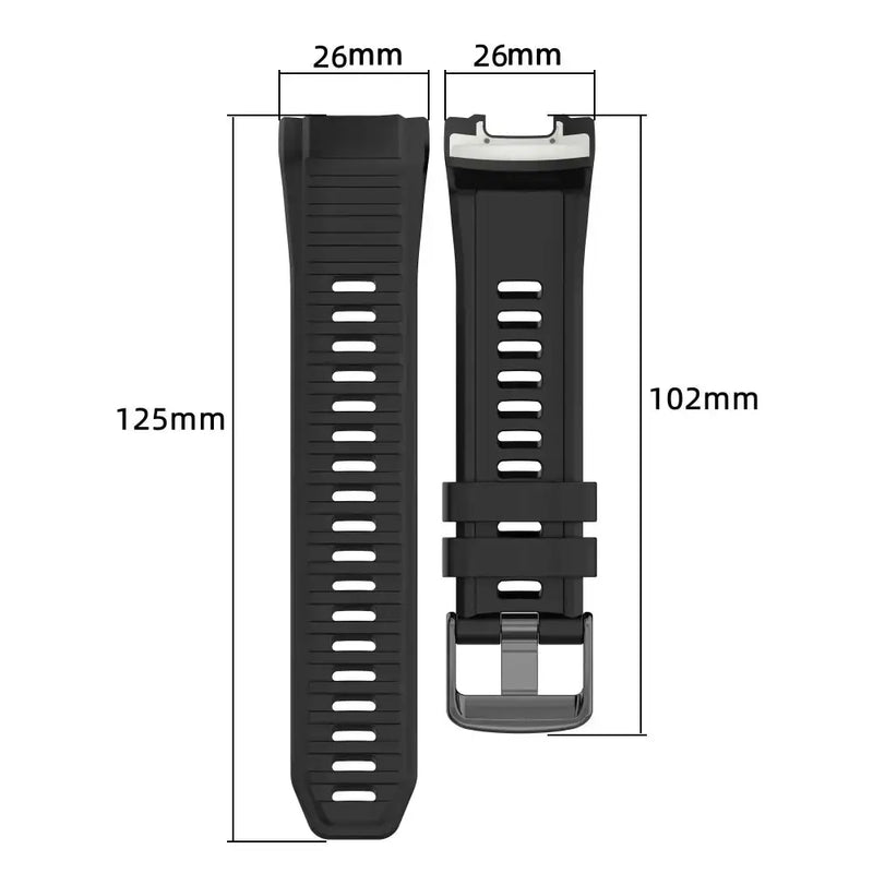 Silicone Strap for the Garmin Instinct 2X Solar Series (available in 4 colours) by Habicare