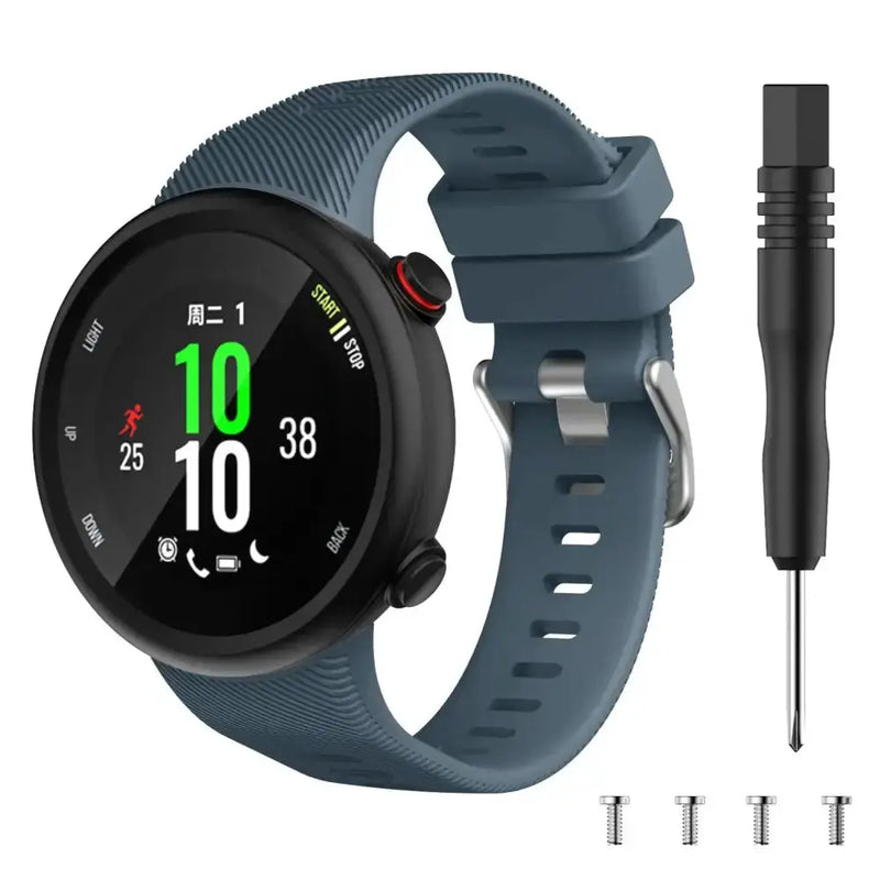 Silicone Strap for the Garmin Swim 2 & Forerunner 45S Series (available in 15 colours) by Habicare