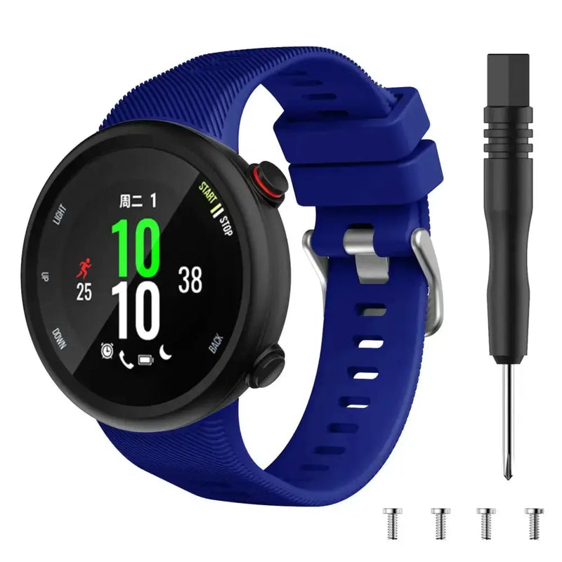 Silicone Strap for the Garmin Swim 2 & Forerunner 45S Series (available in 15 colours) by Habicare