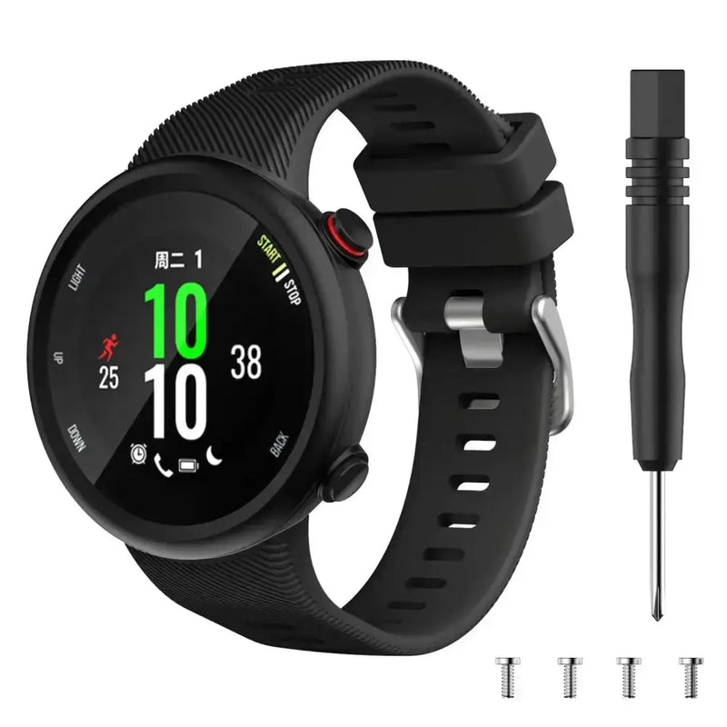 Silicone Strap for the Garmin Swim 2 & Forerunner 45S Series (available in 15 colours) by Habicare
