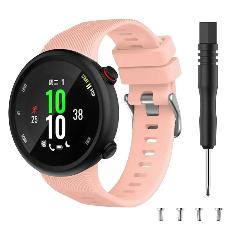 Silicone Strap for the Garmin Swim 2 & Forerunner 45S Series (available in 15 colours) by Habicare