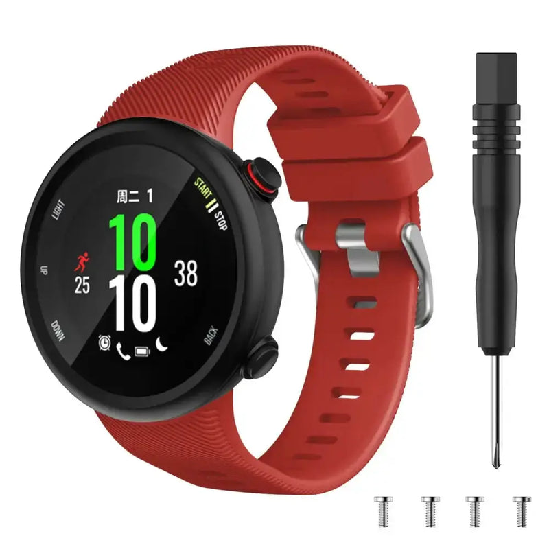 Silicone Strap for the Garmin Swim 2 & Forerunner 45S Series (available in 15 colours) by Habicare