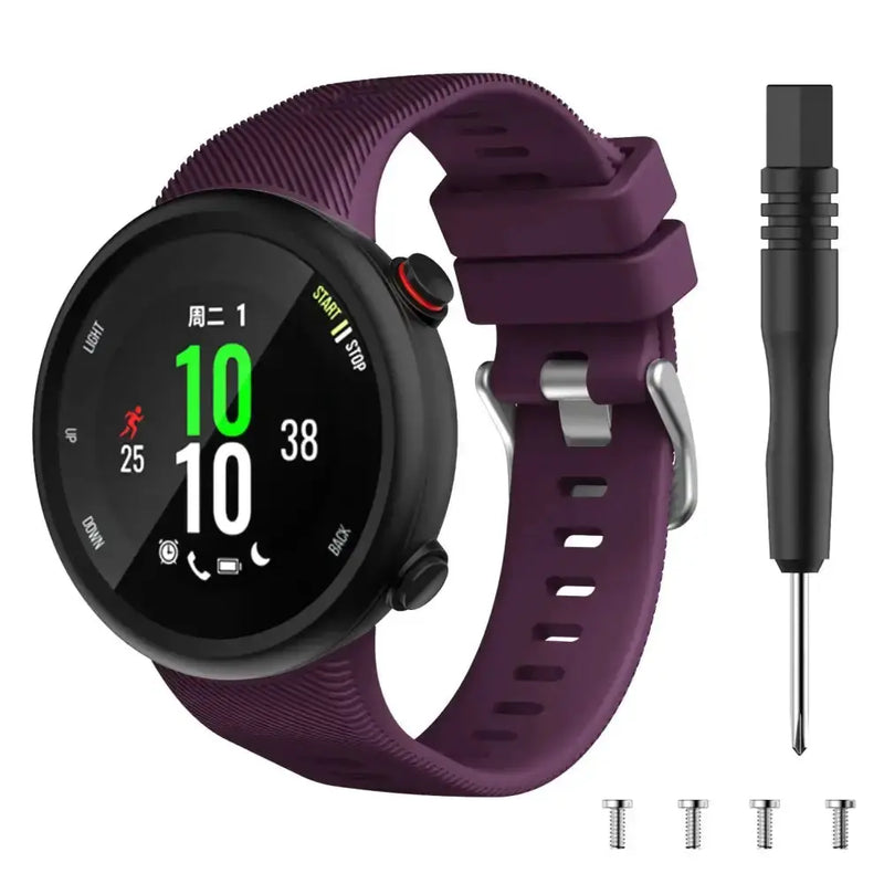Silicone Strap for the Garmin Swim 2 & Forerunner 45S Series (available in 15 colours) by Habicare