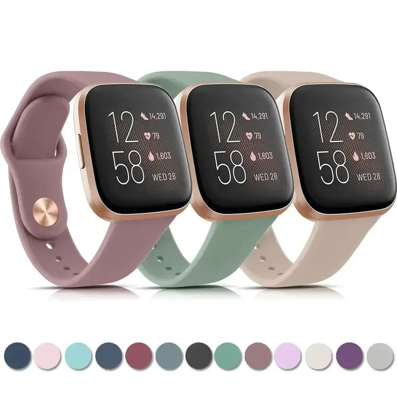 Silicone Watch Band for Fitbit Versa 3 (available in 17 colours) by Habicare