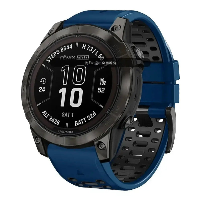 Silicone Watch Band for The Garmin Fenix 6 & 6 Pro (available in 12 colours) by Habicare
