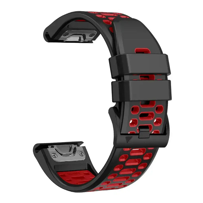 Silicone Watch Band for the Garmin Fenix 7 & 7 Pro (available in 12 colours) by Habicare