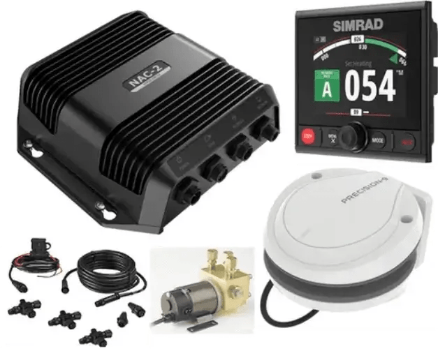AP44M-VRF Pack MKII components including NAC-2 controller, display, and Precision 9-axis compass.