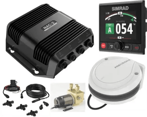 AP44M-VRF Pack MKII components including NAC-2 controller, display, and Precision 9-axis compass.