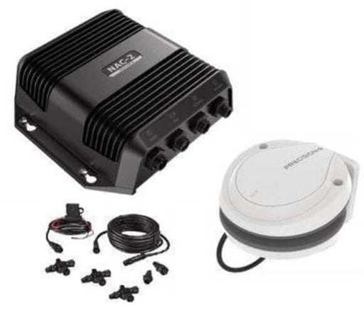 Simrad NAC-2 VRF Core Pack components, including NAC-2 Autopilot Computer and necessary wiring.