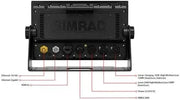 NSS4 -10 MFD, World Basemap rear interface with ports and connections for various functionalities.